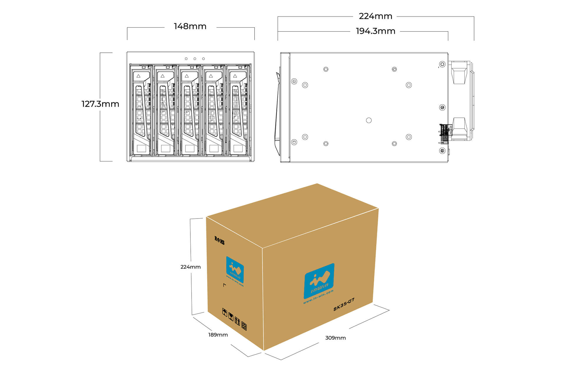 IW-SK35-09 - server system assembly